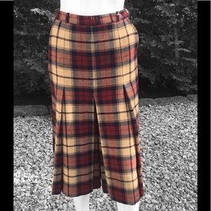 Pure wool pant skirt